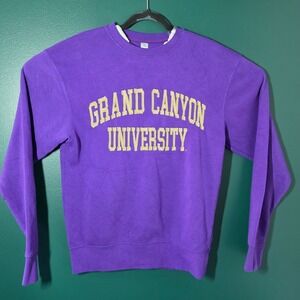 ZooZatz Grand Canyon University GCU Purple Crew Neck Sweatshirt XS
